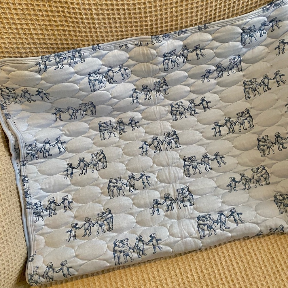 Kate Quinn teddy bear quilt